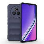 For Realme P3 Pro 5G Global Magic Shield TPU + Flannel Phone Case(Dark Blue)