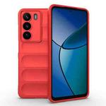For Realme C73 5G Global / Narzo 80 Lite Magic Shield TPU + Flannel Phone Case(Red)