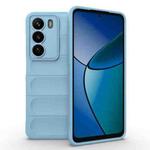 For Realme C73 5G Global / Narzo 80 Lite Magic Shield TPU + Flannel Phone Case(Light Blue)