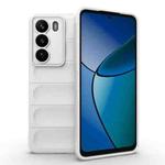 For Realme C73 5G Global / Narzo 80 Lite Magic Shield TPU + Flannel Phone Case(White)