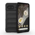 For Google Pixel 8 5G Magic Shield TPU + Flannel Phone Case(Black)
