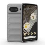 For Google Pixel 8 5G Magic Shield TPU + Flannel Phone Case(Grey)