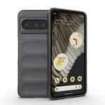 For Google Pixel 8 Pro 5G Magic Shield TPU + Flannel Phone Case(Dark Grey)