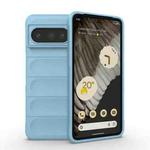 For Google Pixel 8 Pro 5G Magic Shield TPU + Flannel Phone Case(Light Blue)