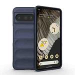 For Google Pixel 8 Pro 5G Magic Shield TPU + Flannel Phone Case(Dark Blue)