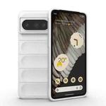 For Google Pixel 8 Pro 5G Magic Shield TPU + Flannel Phone Case(White)