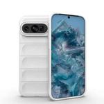 For Google Pixel 9 Pro 5G Magic Shield TPU + Flannel Phone Case(White)