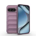 For Google Pixel 10 / 10 Pro 5G Global Magic Shield TPU + Flannel Phone Case(Purple)