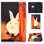 For Lenovo Tab M10 Plus TB-X606F Colored Drawing Horizontal Flip Leather Case with Holder & Card Slots & Sleep / Wake-up Function(Bugs Bunny)