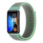 For Huawei Band 8 16mm Woven Nylon Loop Watch Band(Blue Sea)
