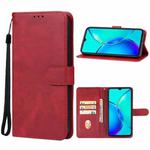 For vivo Y35+ Leather Phone Case(Red)