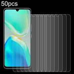 For vivo iQOO Z8i 50pcs 0.26mm 9H 2.5D Tempered Glass Film