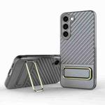 For Samsung Galaxy S23+ 5G Wavy Textured Phone Case (Grey)