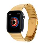 Ocean Metal Replacement Watch Band For Apple Watch 3 42mm(Gold)
