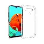 For LG K51 Shockproof Non-slip Waterproof Thickening TPU Protective Case(Transparent)