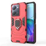 For vivo Y78 / Y36 Magnetic Ring Holder PC + TPU Phone Case(Red)