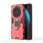 For vivo X100 5G Magnetic Ring Holder PC + TPU Phone Case(Red)