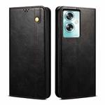 For OPPO A79 5G Oil Wax Crazy Horse Texture Leather Phone Case(Black)