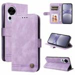 For Huawei nova 13 / nova 12 Skin Feel Life Tree Metal Button Leather Phone Case(Purple)