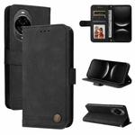 For Huawei nova 14 Skin Feel Life Tree Metal Button Leather Phone Case(Black)