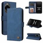For Huawei nova 14 Skin Feel Life Tree Metal Button Leather Phone Case(Blue)