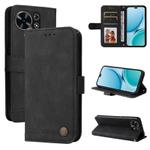 For Huawei Maimang 40 5G Skin Feel Life Tree Metal Button Leather Phone Case(Black)