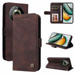 For Realme 11 Pro / 11 Pro+ Skin Feel Life Tree Metal Button Leather Phone Case(Brown)