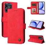 For Realme C53 / Narzo N53 Skin Feel Life Tree Metal Button Leather Phone Case(Red)