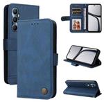 For Realme C65 4G Skin Feel Life Tree Metal Button Leather Phone Case(Blue)