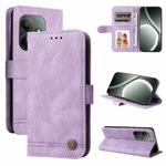 For Realme GT 6 / GT Neo6 SE Skin Feel Life Tree Metal Button Leather Phone Case(Purple)