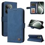 For Realme GT 6 / GT Neo6 SE Skin Feel Life Tree Metal Button Leather Phone Case(Blue)