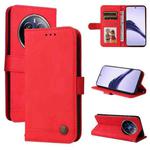 For Realme 13 Pro / 13 Pro+ / 12 Pro Skin Feel Life Tree Metal Button Leather Phone Case(Red)