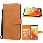 For OUKITEL C33 Leather Phone Case(Brown)