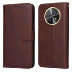 For Huawei Enjoy 60X Classic Calf Texture Flip Leather Phone Case(Brown)