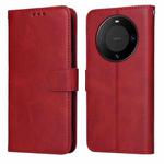 For Huawei Mate 60 Pro Classic Calf Texture Flip Leather Phone Case(Red)