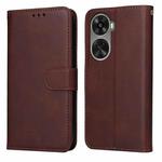 For Huawei nova 11 SE Classic Calf Texture Flip Leather Phone Case(Brown)