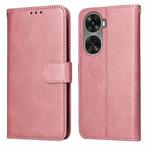 For Huawei nova 11 SE Classic Calf Texture Flip Leather Phone Case(Rose Gold)