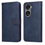 For Huawei nova 11 SE Classic Calf Texture Flip Leather Phone Case(Blue)