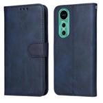 For Huawei nova 12 Classic Calf Texture Flip Leather Phone Case(Blue)