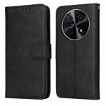 For Huawei Enjoy 70 Pro Classic Calf Texture Flip Leather Phone Case(Black)