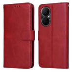 For Huawei Enjoy 80 Classic Calf Texture Flip Leather Phone Case(Red)