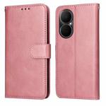 For Huawei Enjoy 80 Classic Calf Texture Flip Leather Phone Case(Rose Gold)
