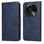 For OPPO Find X6 Classic Calf Texture Flip Leather Phone Case(Blue)