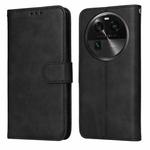 For OPPO Find X6 Classic Calf Texture Flip Leather Phone Case(Black)