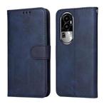 For OPPO Reno10 5G / Reno10 Pro 5G Global Classic Calf Texture Flip Leather Phone Case(Blue)