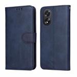 For OPPO A38 4G / A18 4G Global Classic Calf Texture Flip Leather Phone Case(Blue)