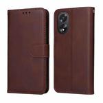 For OPPO A38 4G / A18 4G Global Classic Calf Texture Flip Leather Phone Case(Brown)