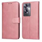 For OPPO A79 5G Classic Calf Texture Flip Leather Phone Case(Rose Gold)