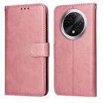 For OPPO A3 Pro 5G Classic Calf Texture Flip Leather Phone Case(Rose Gold)