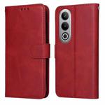 For OPPO K12 Classic Calf Texture Flip Leather Phone Case(Red)